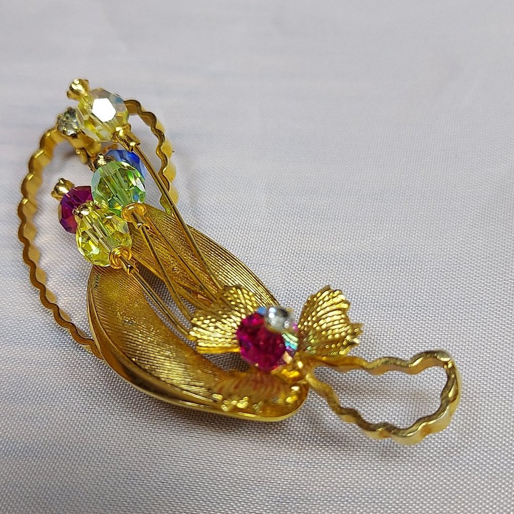 Beautiful Vintage Rhinestone Brooch Sparkler